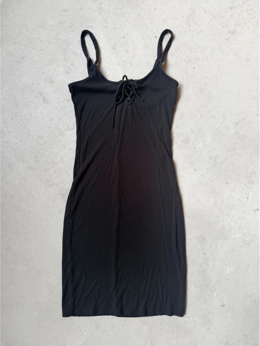 Aero Seriously Soft Spaghetti Strap Little Black Mini Dress XS